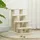 PawHut Tiertreppe Hundetreppe 4 Stufen Beige/Grau 63,5x43x60 cm