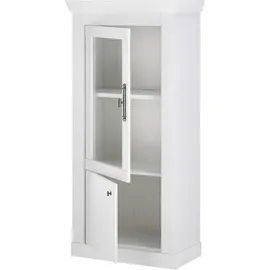 Home Affaire Vitrine Ravenna 72 x 37 x 146 cm Weiß