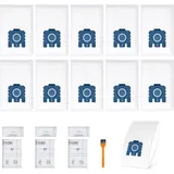 10er-pack Gn Staubsaugerbeutel, Kompatibel Mit Miele Hyclean Pure 3d Beuteln Für Staubsauger Der Serien Classic, C1, Complete, C2, Complete, C3, S2, S4, S5, S6 Und S8