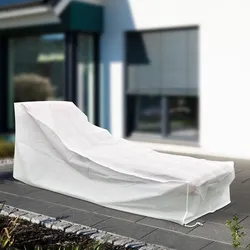 Haushalt International Abdeckhaube Schutzhülle Schutzplane Abdeckung Gartenliege Saunaliege
