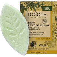 Logona Feste Spülung für mehr Glanz und natürlich gesundes Haar, Conditioner Bio-Hanföl & Holunder