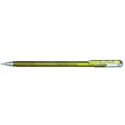 Pentel Hybrid Dual Metallic, Verschlossener Gelschreiber, Gold, Metallisch, Gold