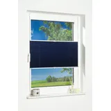 K-HOME Plissee Palma 55 x 130 cm blau