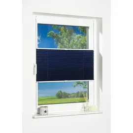 K-HOME Plissee Palma 55 x 130 cm blau