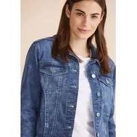 STREET ONE Jeansblazer, in mittelblauer Waschung STREET ONE indigo random wash 34