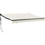 vidaXL Markise 350 x 250 cm creme