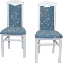 Hofmann Living And More Esszimmerstuhl, (Set), 2 St., Webstoff-Polyester, blau