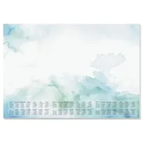 Sigel Papier-Schreibunterlage »Watercolor Sea« 30 Blatt 59,5/41,0 cm blau, 59.5x41 cm