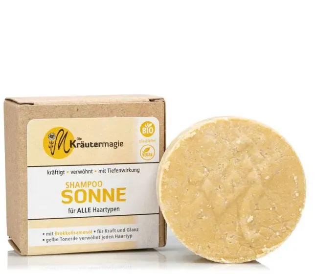 die Kräutermagie festes Shampoo Sonne