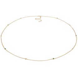 Elli Taillenkette Body Chain Kugelkette Kristall 925 Silber Gold Damen 