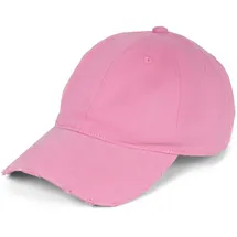 Stylebreaker Baseball Cap Destroyed Look rosa Einheitsgröße
