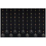 Spetebo Lichtervorhang LED 2 m Weiß