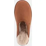 WARMBAT Lammfell Hausschuhe - CLASSIC SUEDE - cognac, Größe:47 EU - Braun - 47