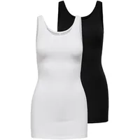 Only Female Tanktop Onllive 2-Pack Tanktop,