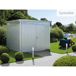 Biohort HighLine H5 2,75 x 3,15 m silber-metallic Einzeltür