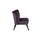 Max Winzer Sessel Alessandro Samt 70 x 80 x 66 cm Lila retro