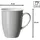 Ritzenhoff & Breker Doppio Kaffeetasse 0,32 l Grau 4 St.