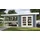 Weka Designhaus 126 B 5,9 x 2,4 m grau inkl. Anbau