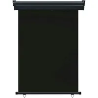 VidaXL Balkon-Seitenmarkise 125x250 cm Schwarz