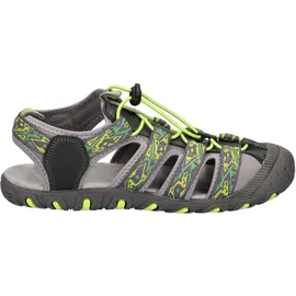 CMP Kids SAHIPH Hiking Sportliche Sandale, Grau-Limettengrün (Graffite-Lime Green), 40 EU