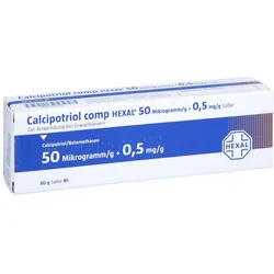 CALCIPOTRIOL comp HEXAL 50 μg/g + 0,5 mg/g Salbe 30 g