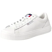 Tommy Jeans Damen Cupsole Sneaker Schuhe, Weiß (Ecru), 36