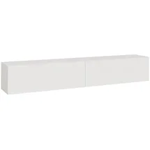 [en.casa] Evaton Hängeboard 180 x 32 x 30 cm Weiß Matt