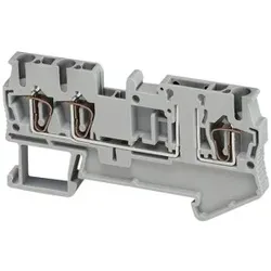 Schneider Electric NSYTRR23TB FEDERKLEMME, BASIS-TRENNKLEMME, 3 KONTAKTE, 4MM2, GRAU - 50 Stück