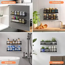 luxuskollektion Gewürzregal Wand Set Organizer Selbstklebend