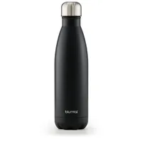 Blumtal Trinkflasche 1000 ml Edelstahl - auslaufsichere Isolierflasche - BPA-freie Trinkflasche kalt & warm - doppelwandige Insulated Bottle - rostbeständige Isolierflasche Schwarz