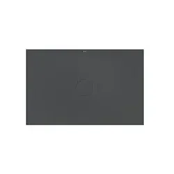 Bette BetteAir Duschfliese 7356-400 1400 x 900 mm, raven, Rechteck, glasierter Titan-Stahl
