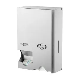 All Care Tampon- und Bindenspender klein Edelstahl Silber