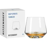 Ritzenhoff & Breker RITZENHOFF 3841001 Tumbler-Glas 400 ml - Serie Deep Spirits Nr. 1 Berg - mit Relief im Kristallboden - Made in Germany