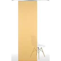 LIEDECO Schiebegardine Klettband 60 x 245 cm Gelb 1 Stk.