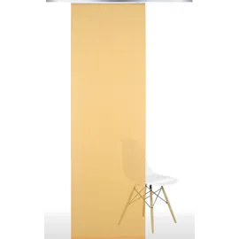 LIEDECO Schiebegardine Klettband 60 x 245 cm Gelb 1 Stk.