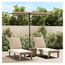 vidaXL Sonnenschirm 200 x 150 cm Taupe