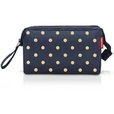 Reisenthel travelcosmetic - Starke robuste und praktische Reisekosmetiktasche, Handschlaufe, wasserabweisendes Material, Couleur:metallic dots Blue