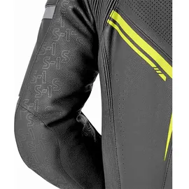 RST S1 D3o Lederkombi - Neon Yellow - L
