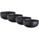 BUTLERS Schale CASA NOVA 4er-Set in Schwarz | Gr.: onesize