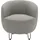 Home Affaire Sessel HOME AFFAIRE "Anjuli Lieferzeit nur 2 Wochen", grau (hellgrau), B:72cm H:72cm T:76cm, 100% Polyester, Sessel, Sessel, Runde Form, perfektes Einzelstück, Flausch oder Feinstruktur