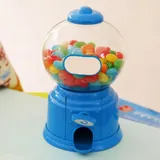 elemhome Kids'Candy Machine Tragbare Kinder Süßigkeiten Maschine Mini Gumball Maschine Kreative Süßigkeiten Box Kapsel Maschine Bubble Gumball Spender Geld Spar Box Kinder Geschenk (Blau)