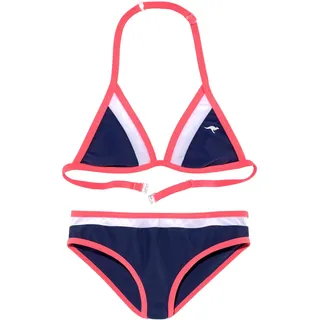 KangaROOS Triangel-Bikini für Kinder, BLAU|WEISS 10-11J