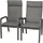 bellavista - Home & Garden® Kansas Hochlehner 58 x 58 x 113 cm grau 2 St.
