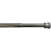 INDEKO Scheibenstange INDEKO "Big" Gr. 1, silber (edelstahlfarben), Ø:22mm, Gardinenstangen
