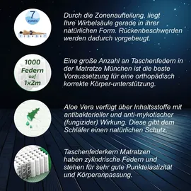 Matratzen Perfekt München 90 x 200 cm H2/H5