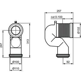 Ideal Standard T002667 Ablaufbogen