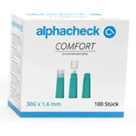 ALPHACHECK Lanzetten 23G x 1,6 mm 100 St.