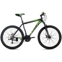 KS-CYCLING KS Cycling Mountainbike Hardtail 26 Zoll Catappa schwarz-grün