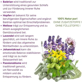 Vitalleben Beruhigung Pur 6 Kräuter Kapseln 180 St.