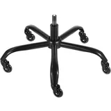 Vevor Fußkreuz Drehkreuz Chrom Φ710mm Untergestell 1134kg 10cm Hub Schwarz